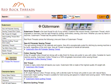 Tablet Screenshot of gutermann-thread.com